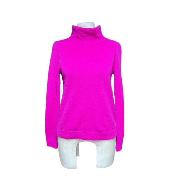 Hobbs London Audrey Funnel Neck Sweater Rich Berry Size Small - Picture 1 of 8
